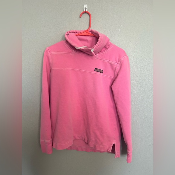 Vineyard Vines Pink Turtleneck Pullover - Picture 2 of 7